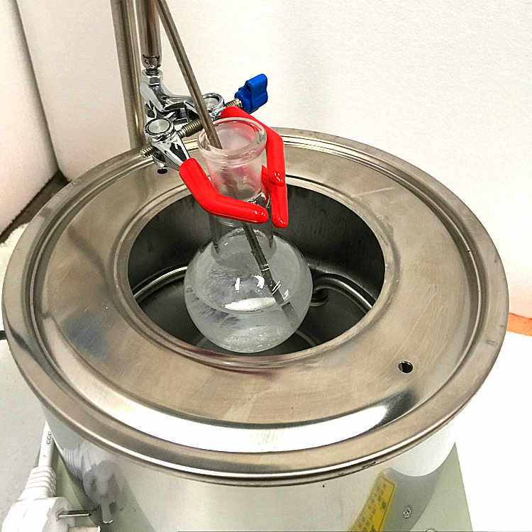 df101s集热式磁力搅拌器制备高硼硅酸盐玻璃粉体的喷雾造粒